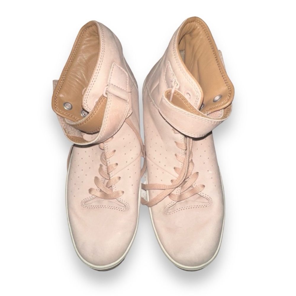 Lacoste Baby Pink High-Top Sneakers; Like New; Size 9